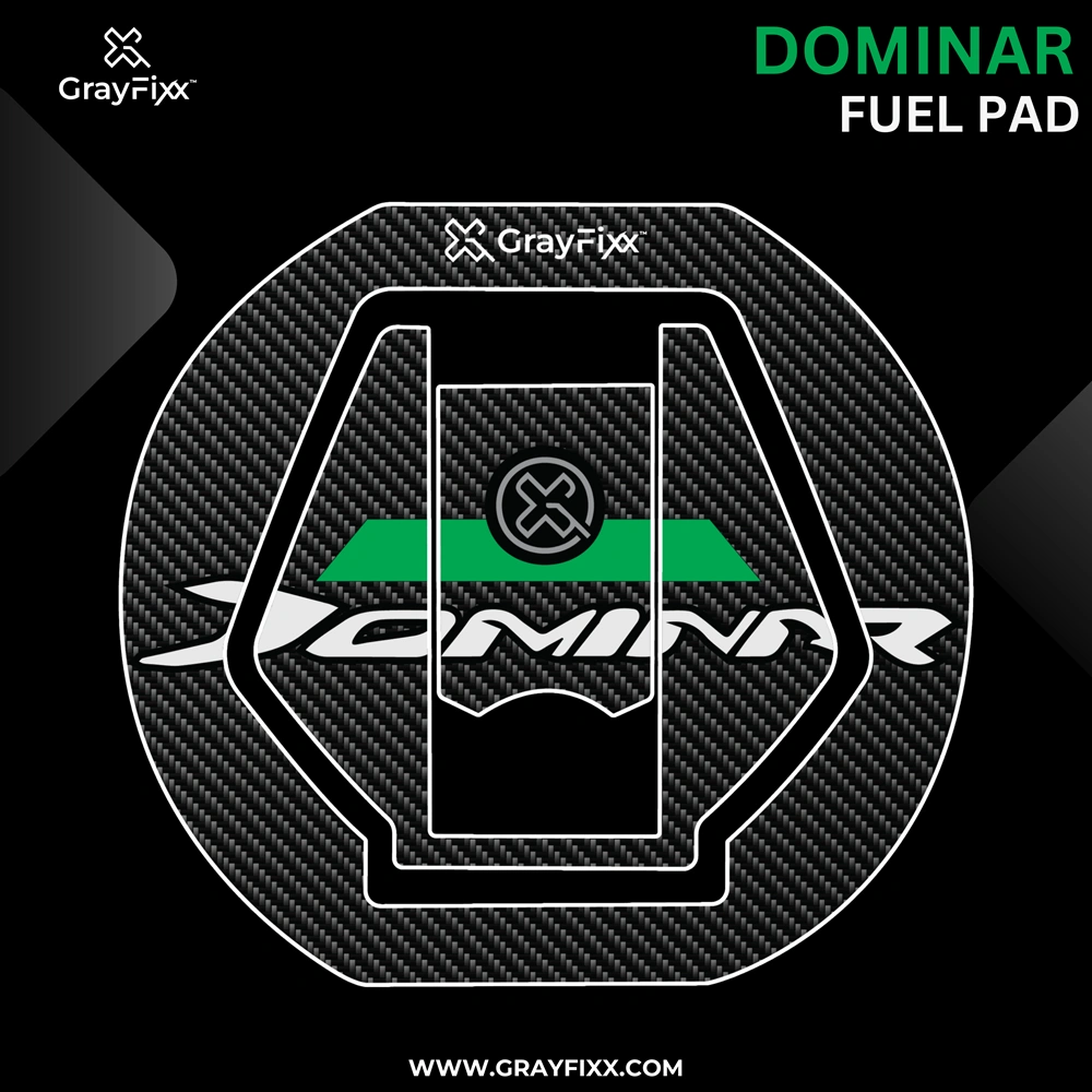 Dominar 250/400 Fuel Pad | Premium 3D Gel Fuel Pad, Pack of 1